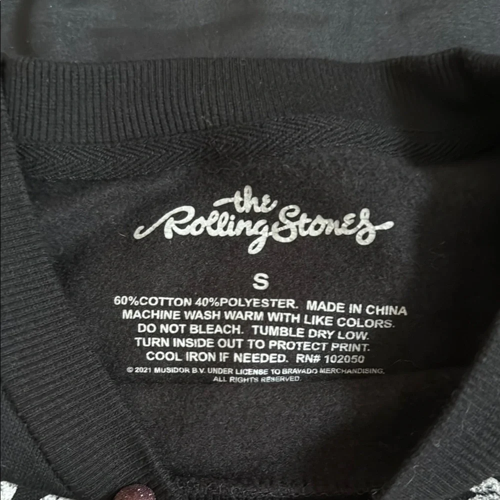The Rolling Stones Black and Red Graphic Hoodie - Picture 2 of 3